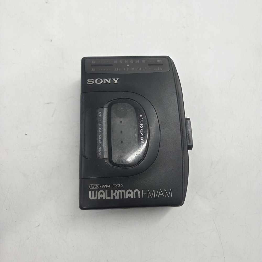 Sony Walkman WM-FX32 AVLS FM/AM Cassette Player Auto Reverse Tested Working